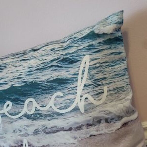 BEACH PLEASE Accent Decorative Pillow - Picture 2 of 5
